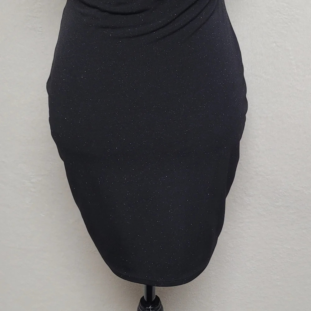Windsor Moment To Shine Open Back Glitter Dress Mini Dress Strappy Back Sexy
